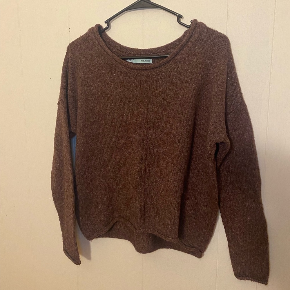 Maurice maroon sweater